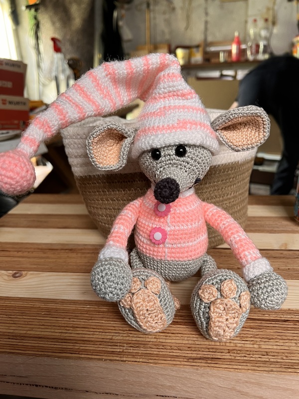 Häkelanleitung / Amigurumi / Gute Nacht Mäuschen