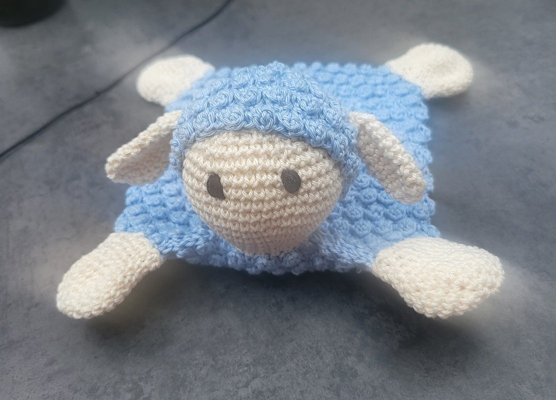 Häkelanleitung - Schnuffeltuch Lämmchen 'Paulina'