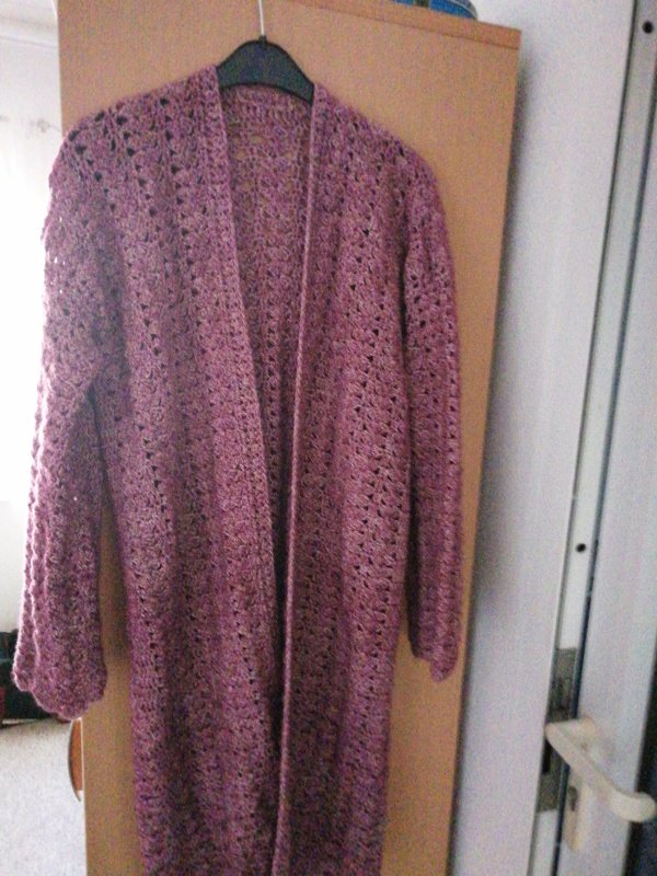 Crochet Pattern Coat, Cardigan "Avocado" - seamless &amp; easy