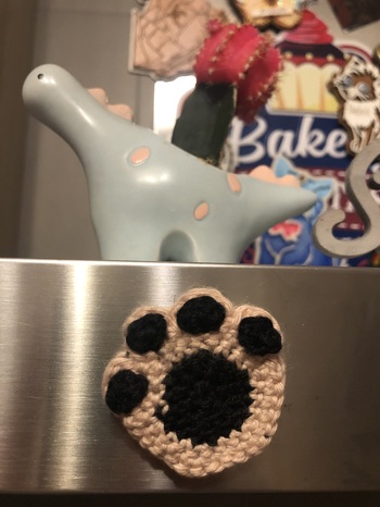 Hab lange nach einer schönen Anleitung gesucht und bin hier endlich fündig geworden. Vielen Dank 🥰 habe in mein Pfötchen einen kleinen Magneten gelegt und jetzt ziert er meine Abzugshaube 🤭