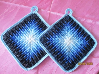 Topflappen mit Reliefstäbchen!