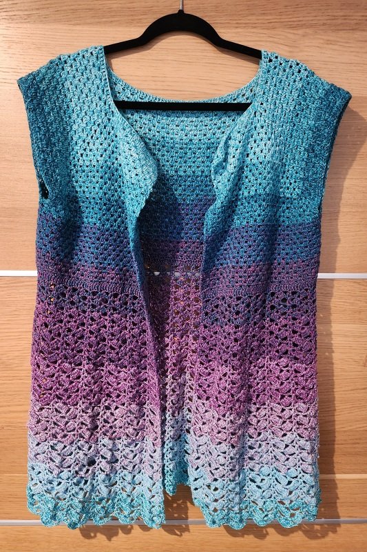 Häkelanleitung Weste "Magnolie"