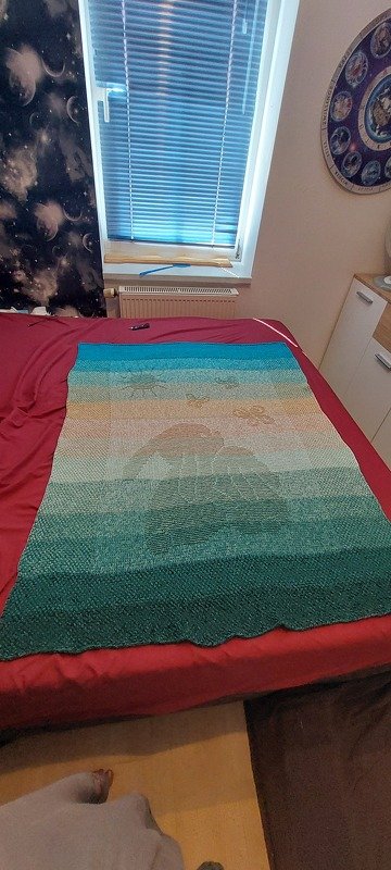 Strickanleitung Baby- / Kinderdecke "Glücksmoment" - einfach