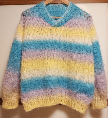 RVO, gestrickt nach einer Grundanleitung. Für meine Mutti 😻