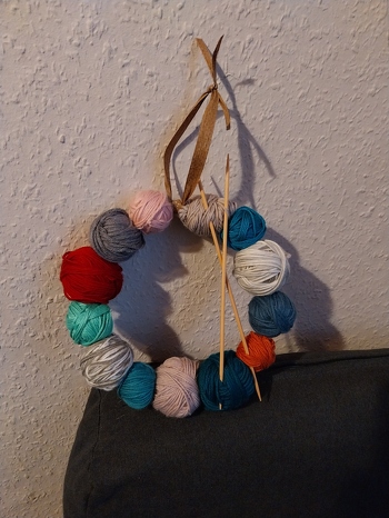 Tolle Idee um Wollreste zu verarbeiten 😃