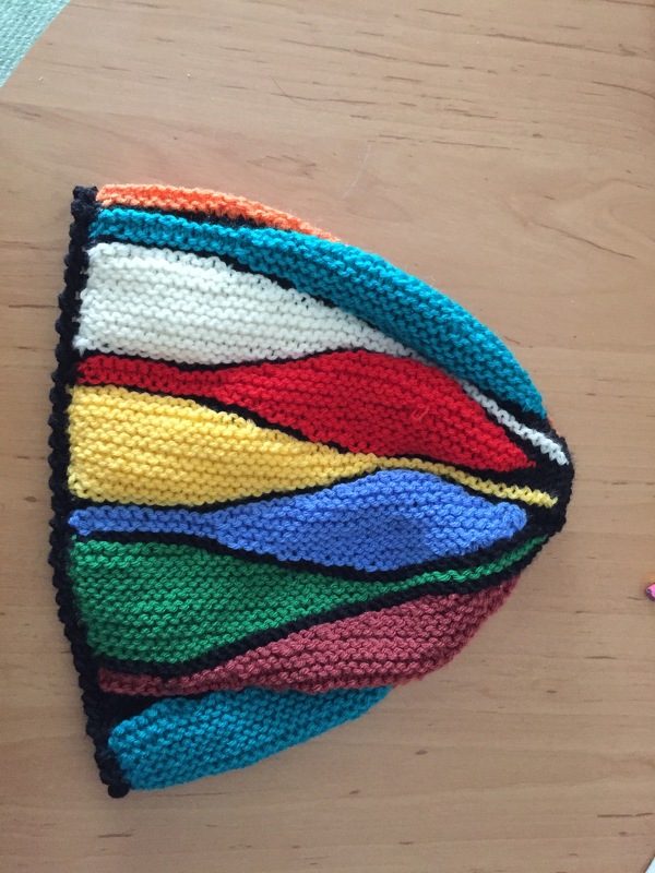 Strickanleitung Mütze "Beschwipste Maus"