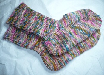 Socken ohne Ferse - einfach zu stricken