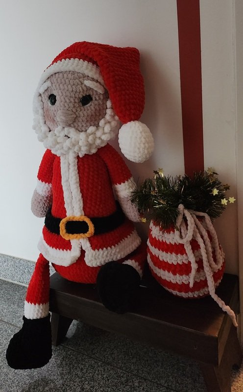 Anleitung Weihnachtsmann XXL