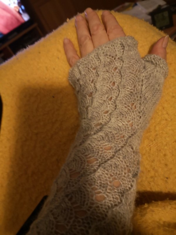 Armstulpen "Emma", tolles Muster!