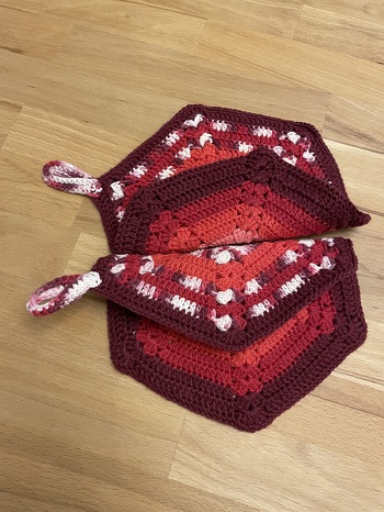 Topflappen extra doppelt