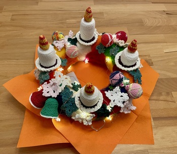 Mein diesjähriger Adventskranz