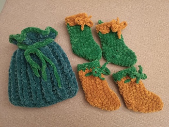 Nikolaus Strümpfe und Säckchen 👍 Dankeschön für diese Anleitungen