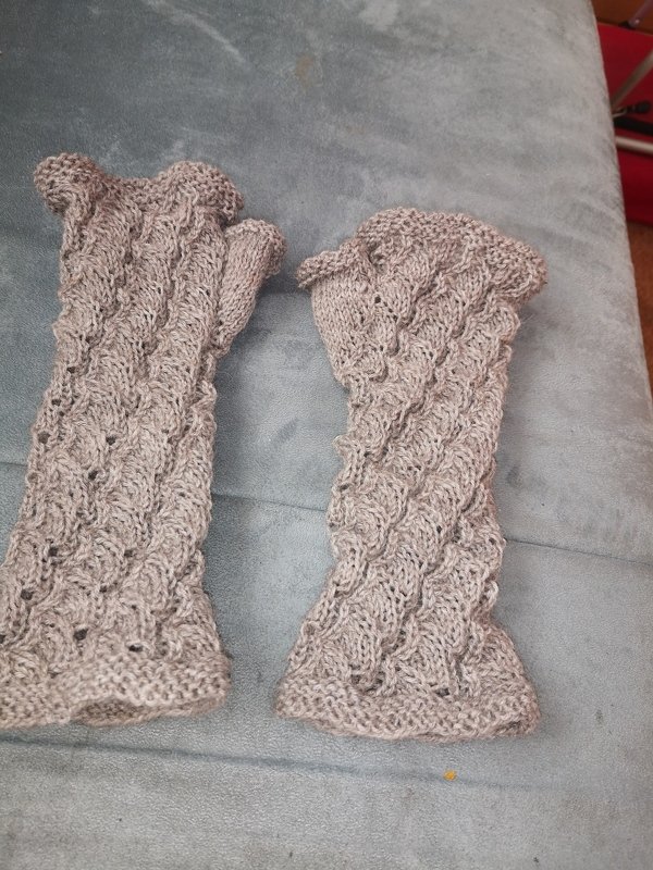 Armstulpen &quot;Emma&quot;, tolles Muster!