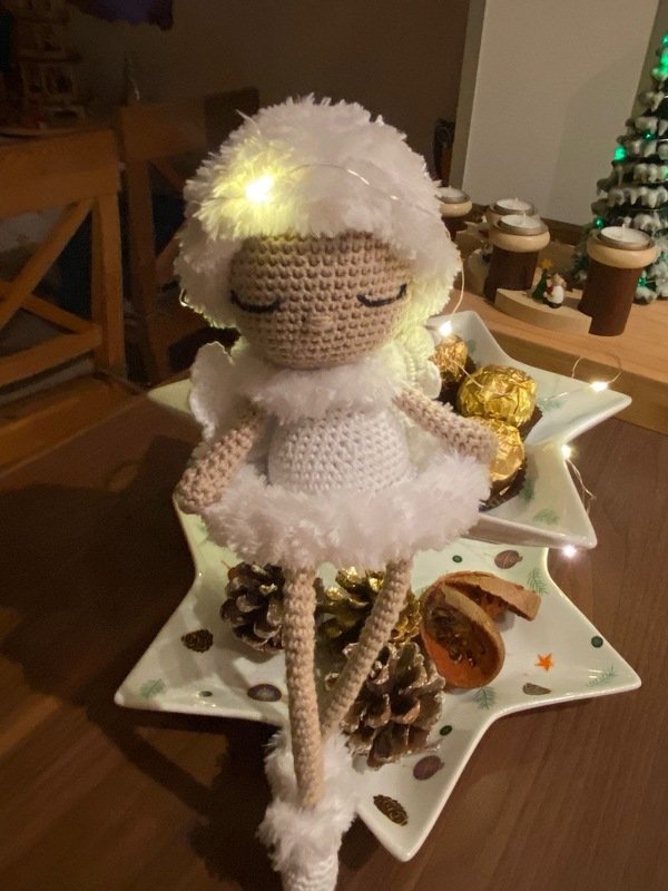 Weihnachtsengel Hope (Schutzengel) - PDF Häkelanleitung