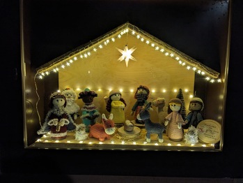 Aufgestellt in Kirchenschaufenster