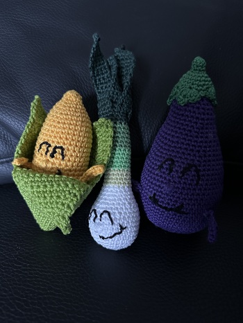 Im Lacritza-Adventskalender war dieses Jahr auch fröhliches Gemüse.