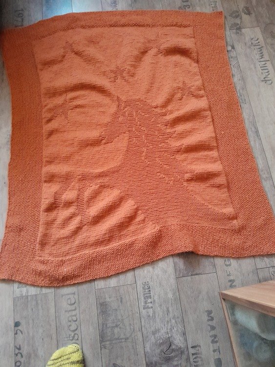 Knitting pattern baby / children&#039;s blanket &quot;Horse Love&quot; - easy