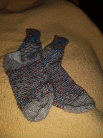 Wieder ein paar ResteSocken fertig