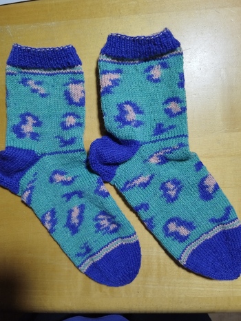 Bei der tollen Wolle macht das stricken Spaß