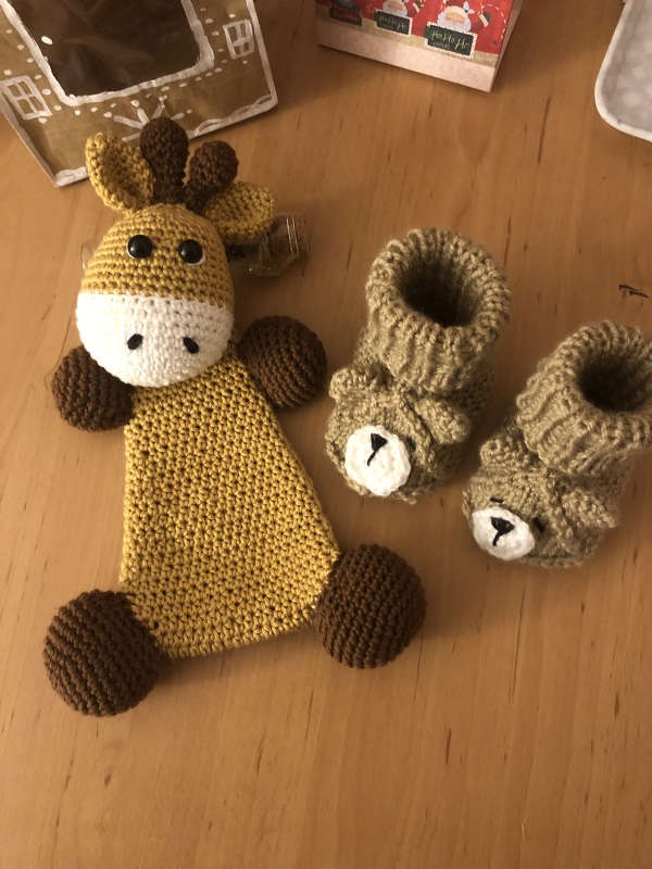Crinkle toy little giraffe