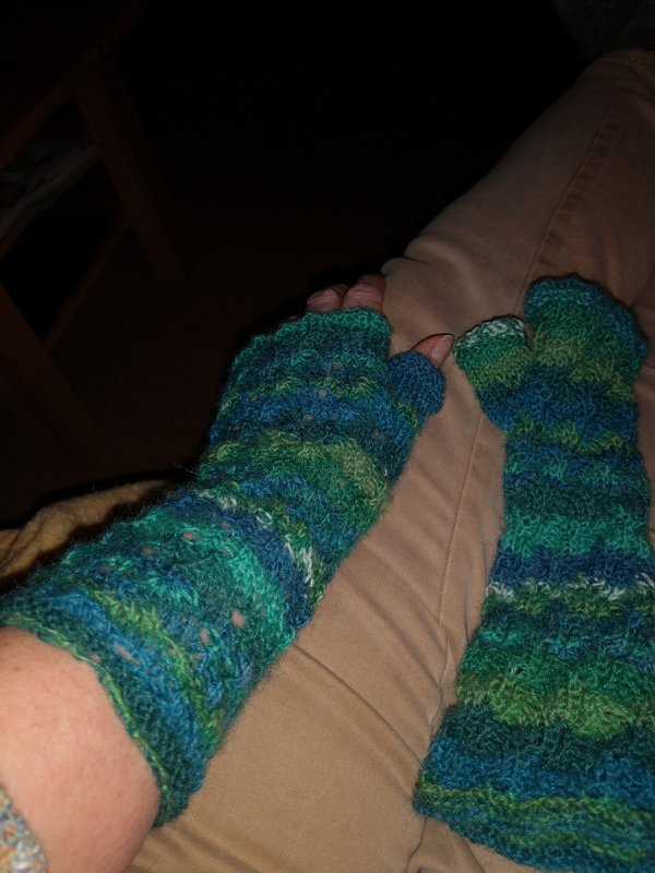 Armstulpen &quot;Emma&quot;, tolles Muster!