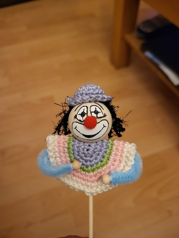 Clown und Pierrot Tischdeko Partypicker verschiedene Varianten Fasching