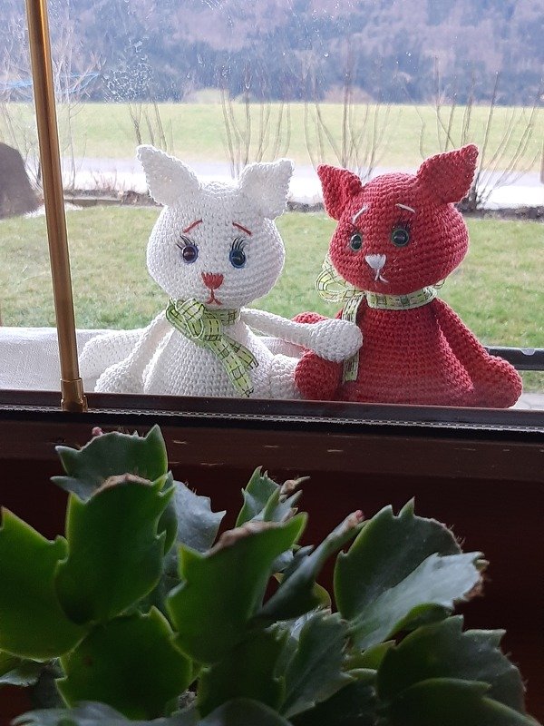 verträumte Kätzchen, Häkelanleitung