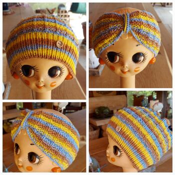 Retro Mütze & Stirnband an meiner Twiggy