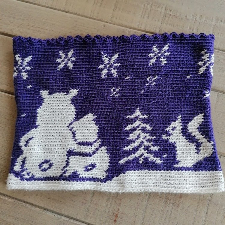 Crochet Pattern Cowl &quot;Winterdream&quot;