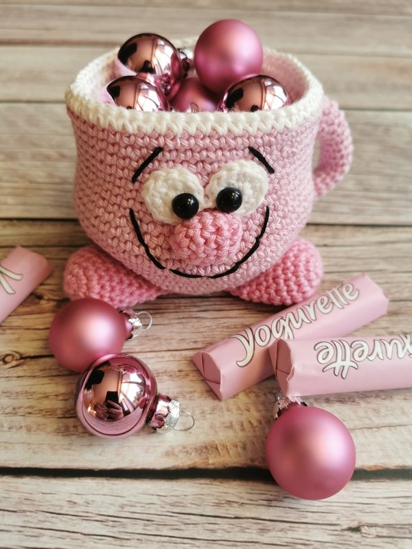 Crochet Pattern - cute cups