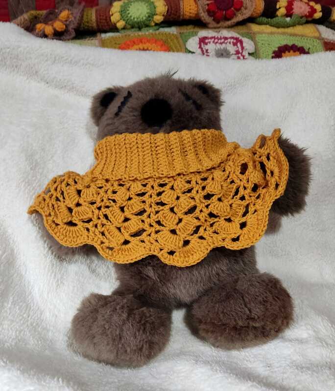 Häkelanleitung Schalkragen