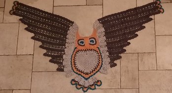 Das Eulentuch Hedwig nach der Anleitung von Petra perle