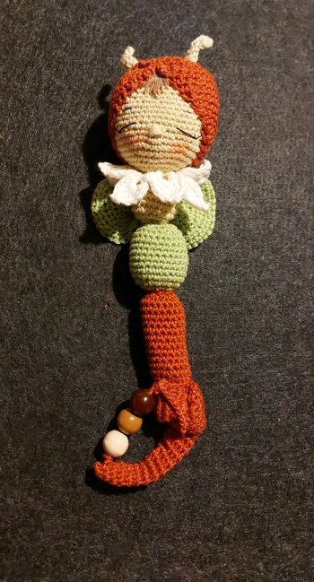 Die kleine Raupe. Schon zigmal gehäkelt.