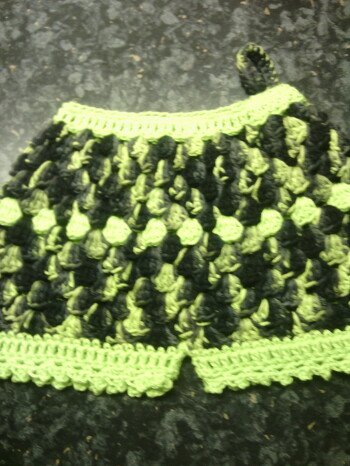 Motivtopflappen für die Küche, handgefertigt aus Baumwolle