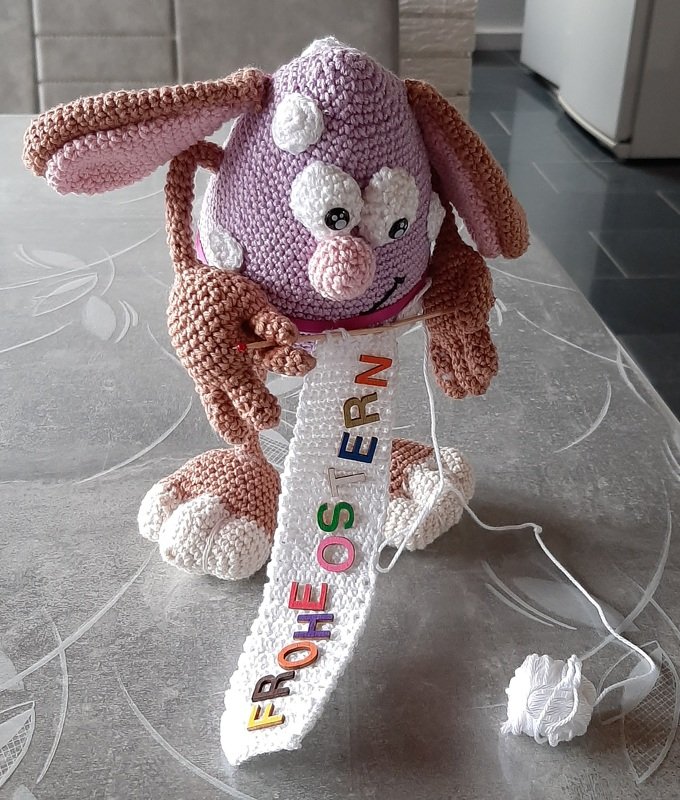 Crochet Pattern &quot;Knitting Easter Egg&quot;