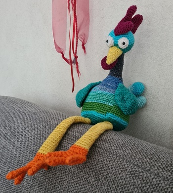 Ich bin mega glücklich,  die Anleitung war klasse beschrieben,  ich konnte meine Reste gut verarbeiten,  danke