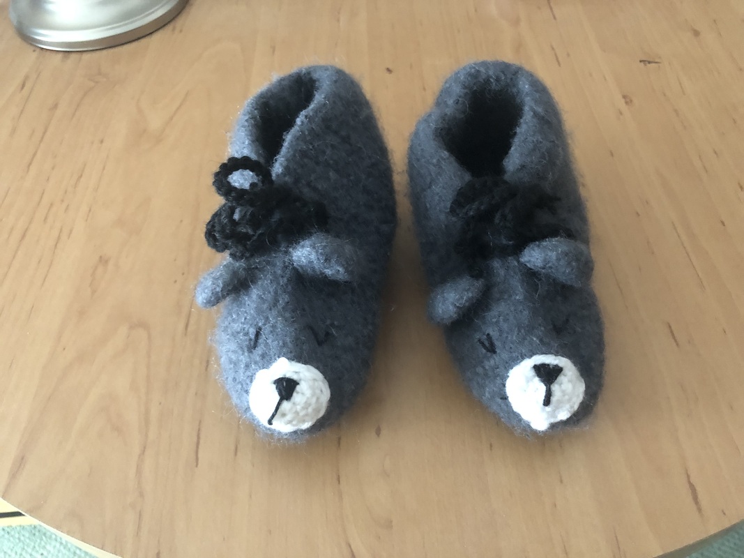 Häkelanleitung - Filzpuschen für Babys und Kleinkinder (in 6 Größen)