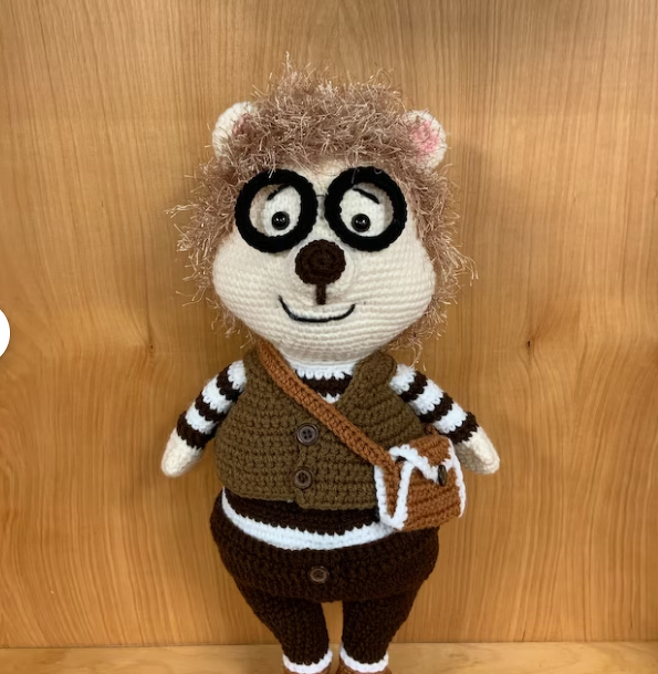 Häkelanleitung Amigurumi Professor Igel Osvald