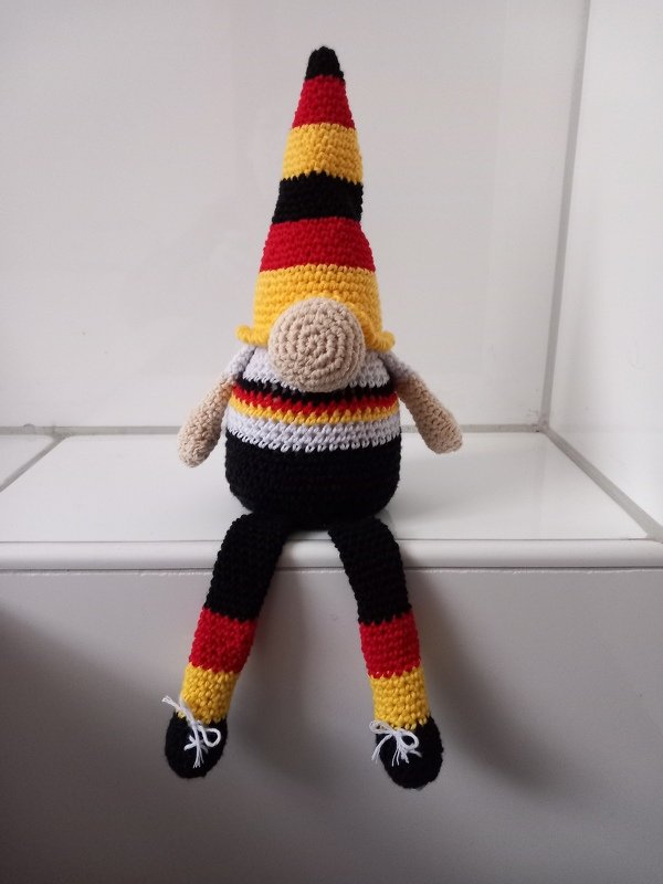 Kantenhocker Wichtel Fußball Bundesliga oder WM Vatertag Autodeko