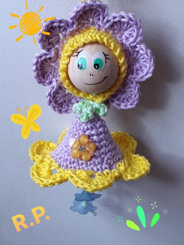 Gute Laune Anhänger Blumenkinder Frühling 2 Größen