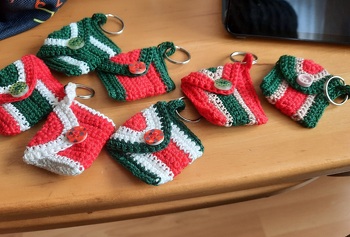 Hab ich zu meinem Abschied all meinen Kolleginnen mit Engelchip geschenkt