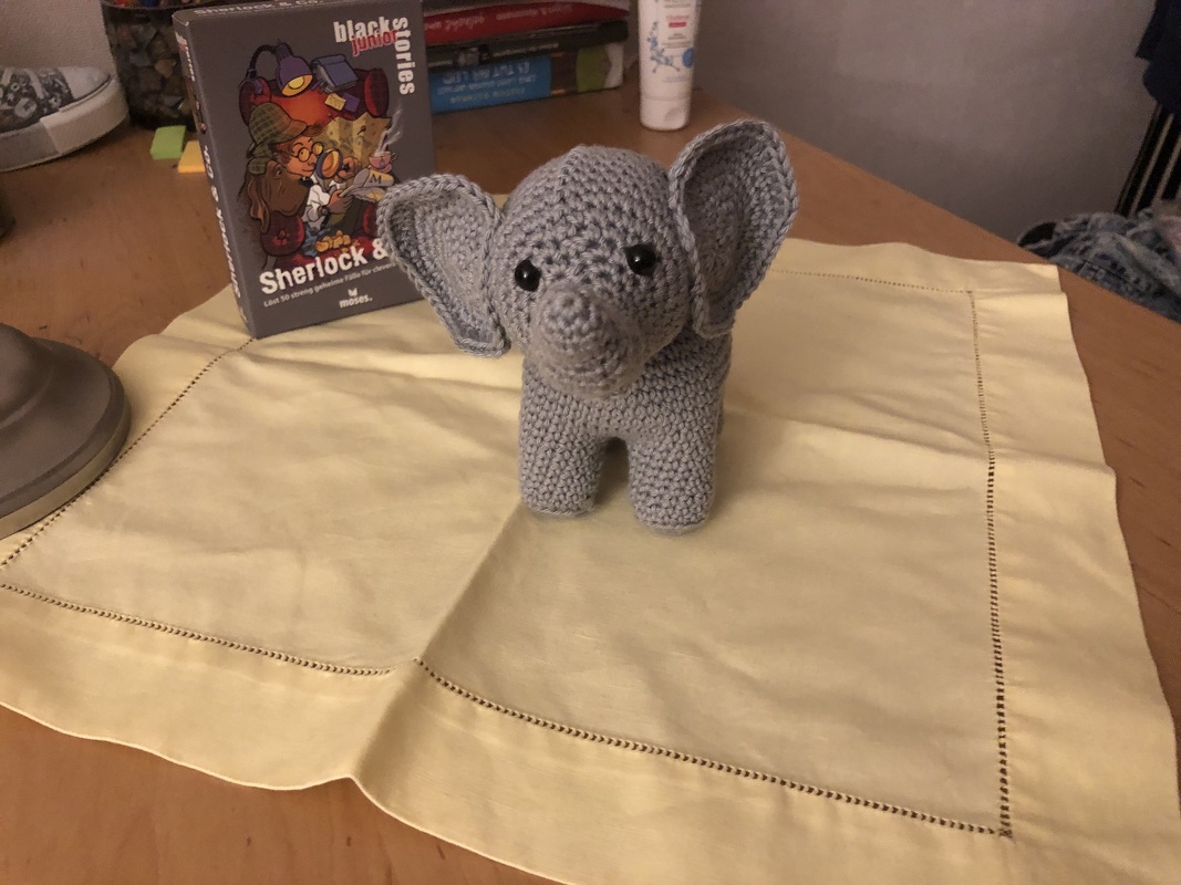 Freddy, der kleine Elefant - PDF Häkelanleitung anfängergeeignet