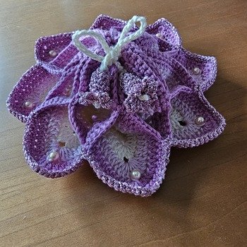 Meine Wunderblume nach Anleitung von petra-perle