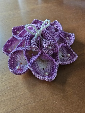 Meine Wunderblume nach Anleitung von petra-perle