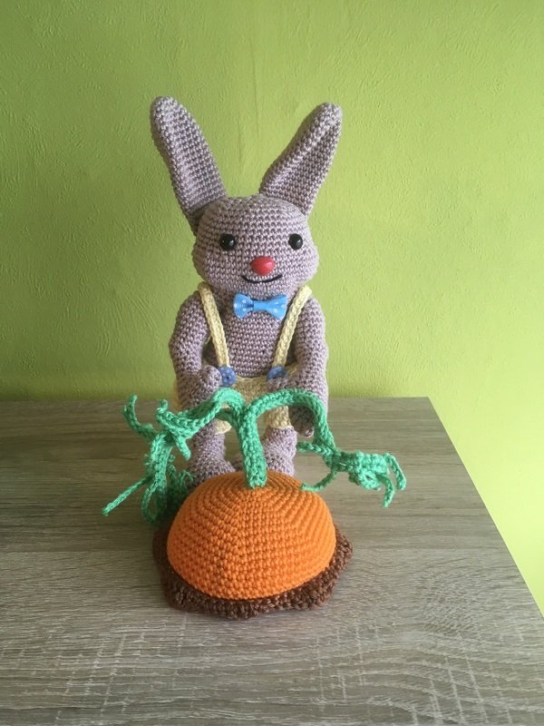 Häkelanleitung Hase mit Magneten