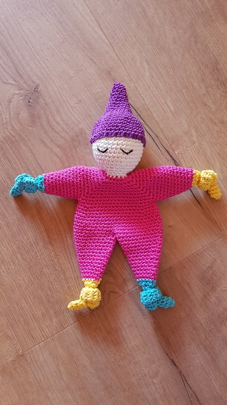 Häkelanleitung für Schmusepüppchen 'kleines Knuddelchen'