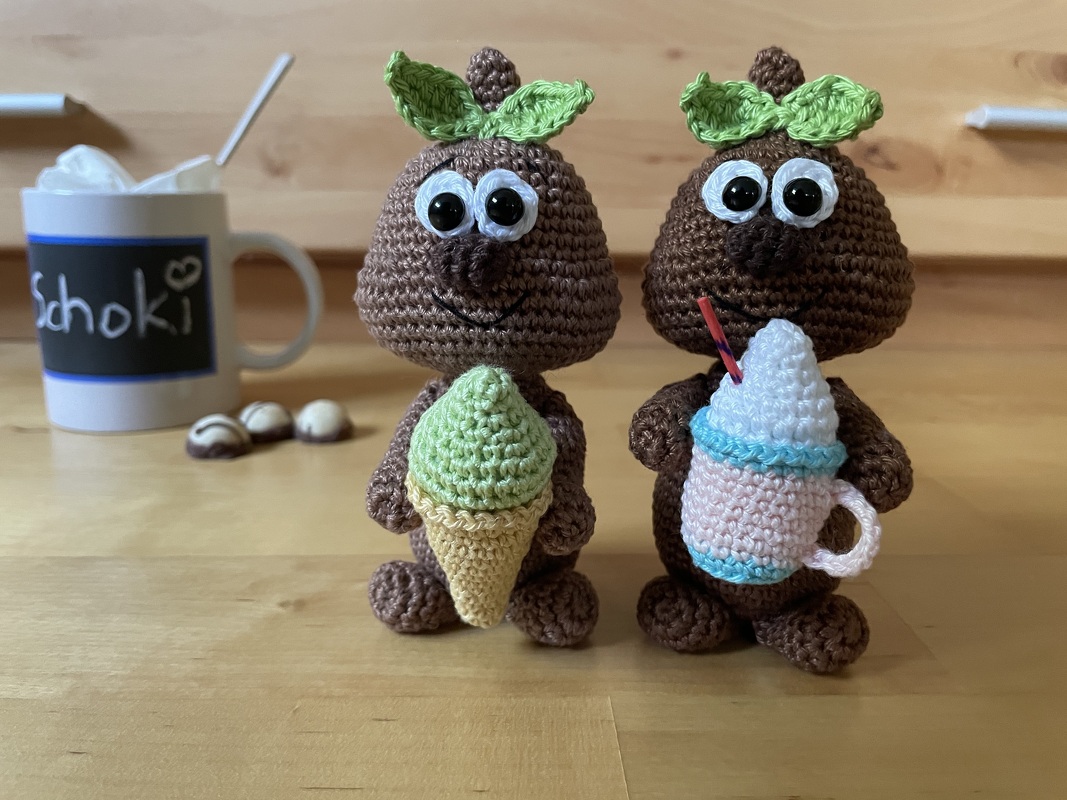 Schoki - das Schokotröpfchen / Häkelanleitung