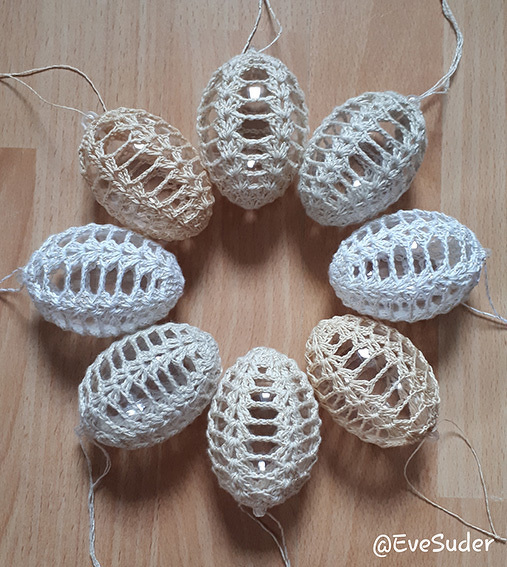 Ostereier 3 Designs für 2 Größen