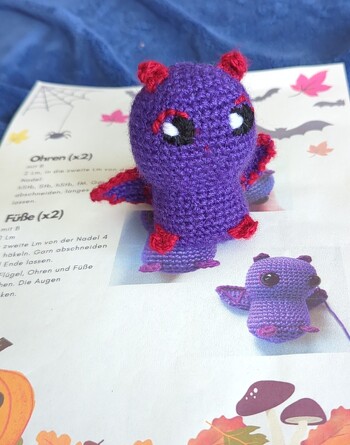 Mein erster Versuch, ich häkel bestimmt noch mehr.