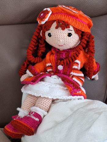 Eine Mischung aus Häkel und Strickteile!